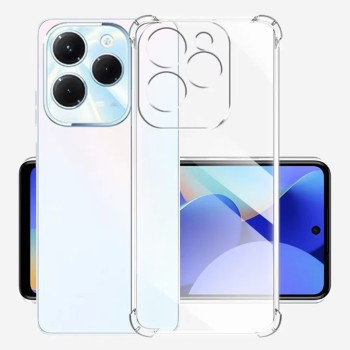 Калъф Shockproof Clear Silicone - Infinix Hot 40 / 40 Pro - Clear