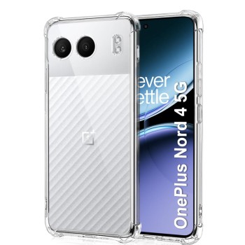 Калъф Shockproof Clear Silicone - OnePlus Nord 4 - Clear