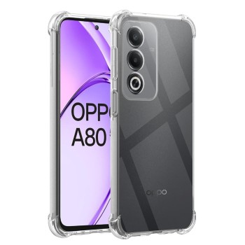 Калъф Shockproof Clear Silicone - Oppo A80 5G - Clear