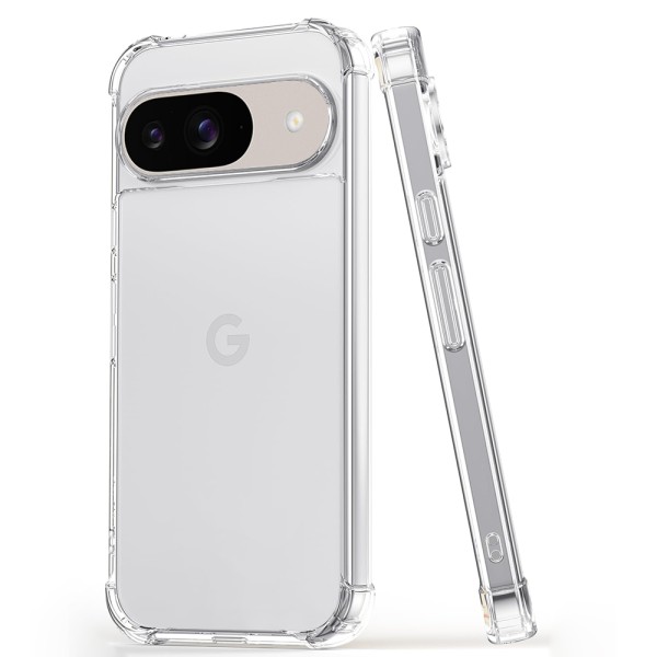 Калъф Shockproof Clear Silicone - Google Pixel 9 - Clear