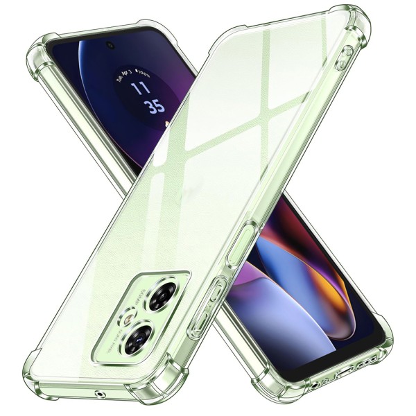 Калъф Shockproof Clear Silicone - Motorola Moto G55 - Clear