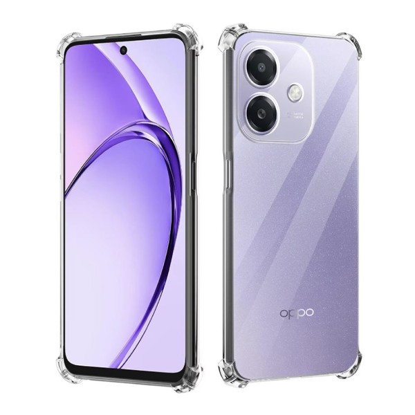 Калъф  Shockproof Clear Silicone - Oppo A40 4G - Clear