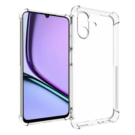 Калъф Shockproof Clear Silicone - Realme Note 60 - Clear