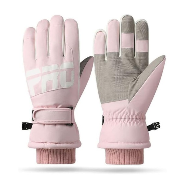 Ръкавица Touchscreen Gloves Pro (OG104) - for Ski, Waterproof, Size M - Pink