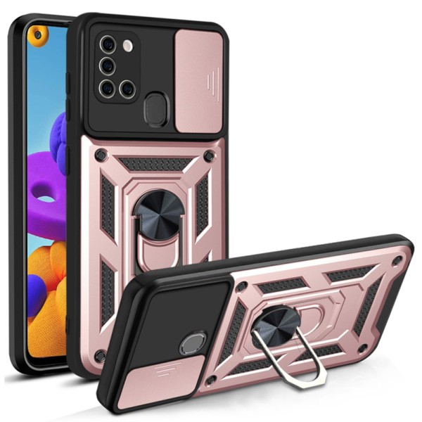 Калъф CamShield Series - Samsung Galaxy A21s - Rose Gold