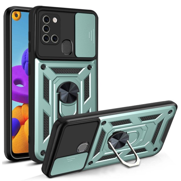 Калъф CamShield Series - Samsung Galaxy A21s - Green