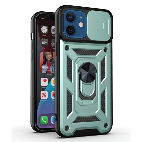 Калъф Techsuit - CamShield Series - iPhone 12 / iPhone 12 Pro - Green