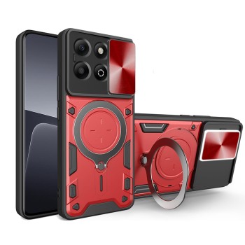 Калъф Techsuit - CamGuard Pro - Honor X6b - Red