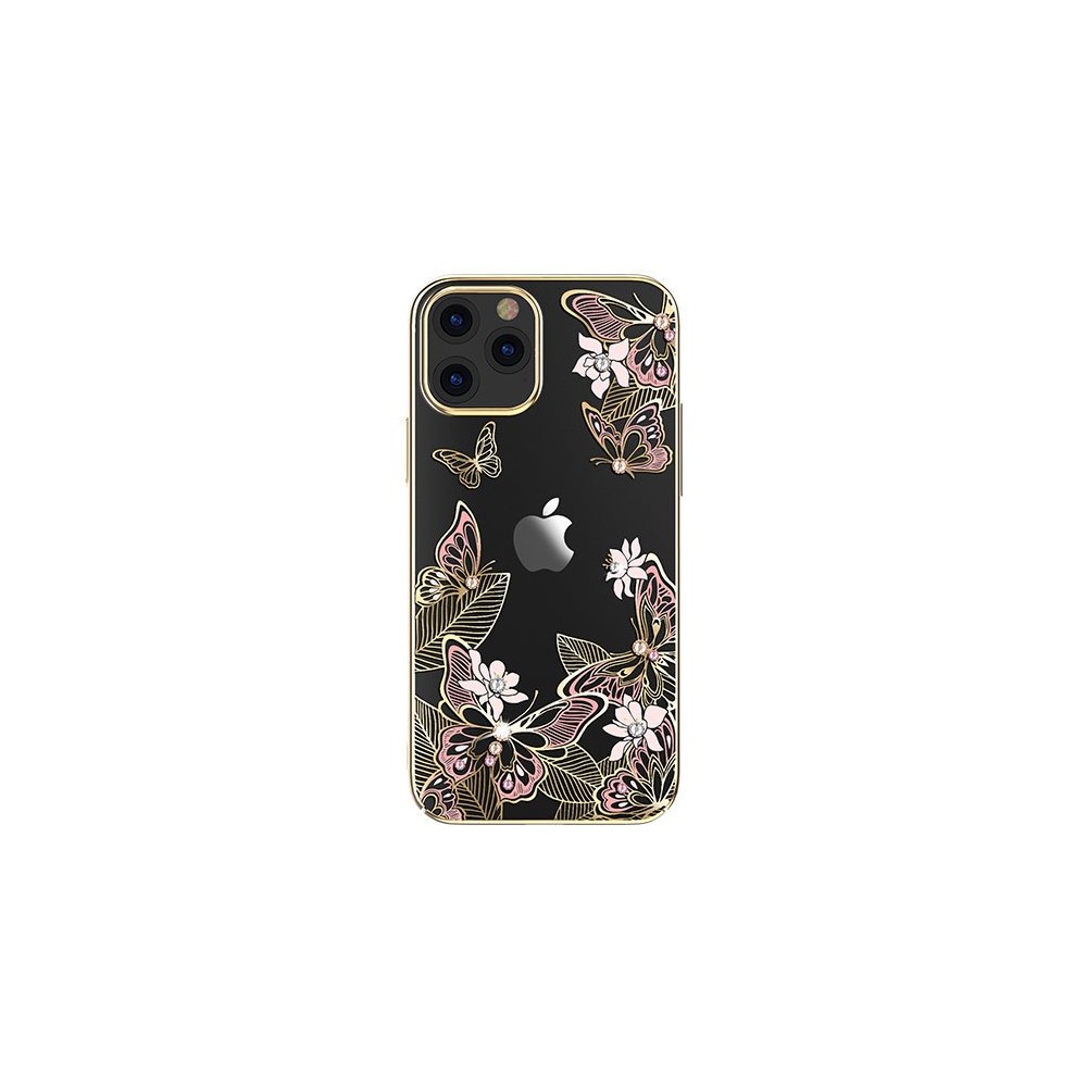 Калъф Kingxbar Butterfly Series original Swarovski crystals iPhone 12 Pro Max pink