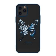 Калъф Kingxbar Butterfly Series original Swarovski crystals iPhone 12 Pro Max blue