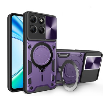 Калъф Techsuit - CamGuard Pro - Honor X5b - Purple