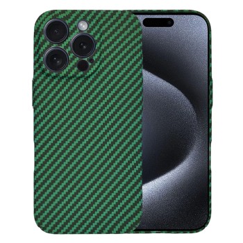 Калъф Techsuit - Carbonite FiberShell - iPhone 15 Pro - Green