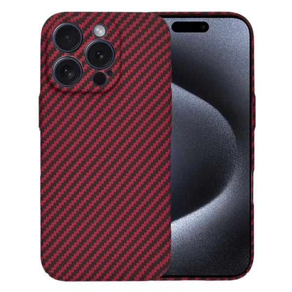 Калъф Techsuit - Carbonite FiberShell - iPhone 11 - Red