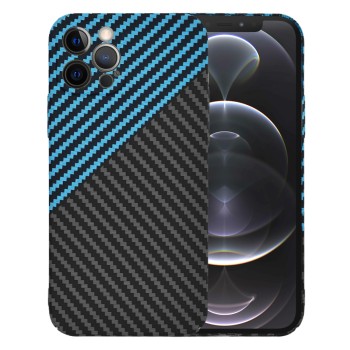 Калъф Techsuit - Carbonite FiberShell - iPhone 12 Pro - Blue Pulse