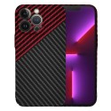 Калъф Techsuit - Carbonite FiberShell - iPhone 13 Pro - Red Vortex