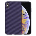 Калъф Techsuit - Carbonite FiberShell - iPhone XS Max - Purple