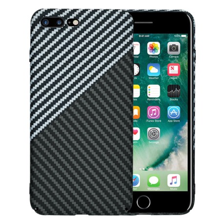 Калъф Techsuit - Carbonite FiberShell - iPhone 7 Plus / iPhone 8 Plus - Stealth Gray