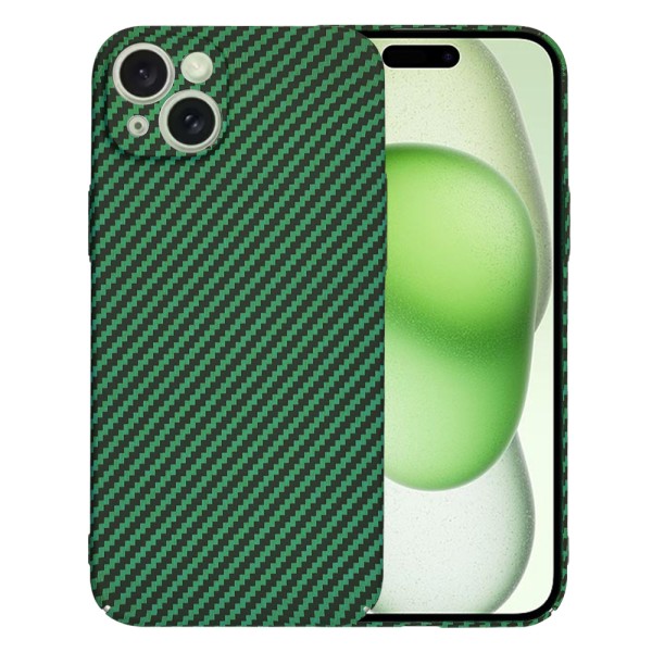 Калъф Techsuit - Carbonite FiberShell - iPhone 15 Plus - Green