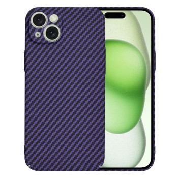 Калъф Techsuit - Carbonite FiberShell - iPhone 15 Plus - Purple