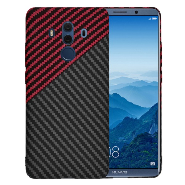 Калъф Techsuit - Carbonite FiberShell - Huawei Mate 10 Pro - Red Vortex