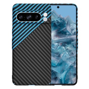 Калъф Techsuit - Carbonite FiberShell - Google Pixel 8 Pro - Blue Pulse