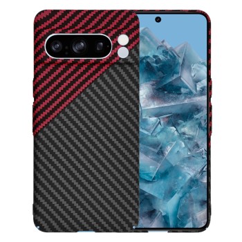 Калъф Techsuit - Carbonite FiberShell - Google Pixel 8 Pro - Red Vortex