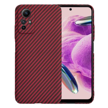 Калъф Techsuit - Carbonite FiberShell - Xiaomi Redmi Note 12S - Red