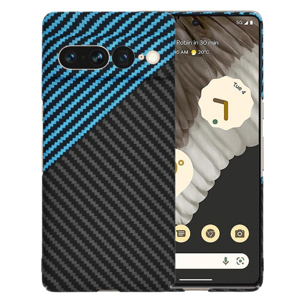 Калъф Techsuit - Carbonite FiberShell - Google Pixel 7 Pro - Blue Pulse