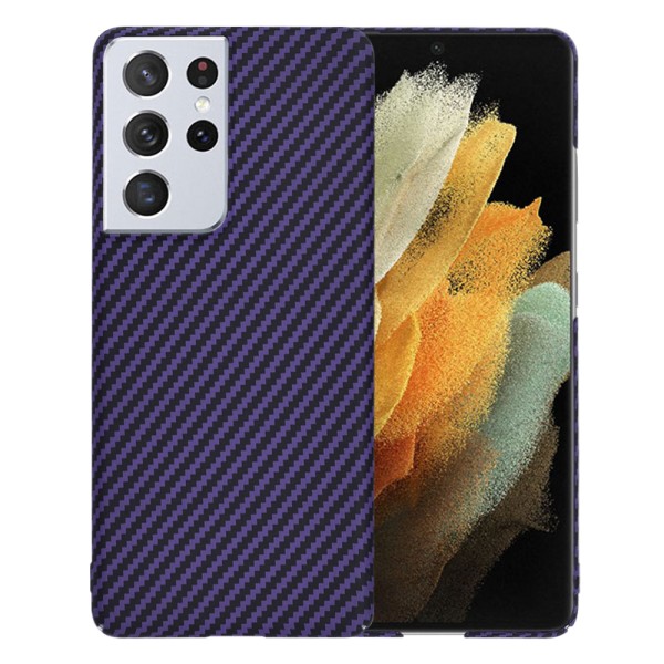 Калъф Techsuit - Carbonite FiberShell - Samsung Galaxy S21 Ultra 5G - Purple