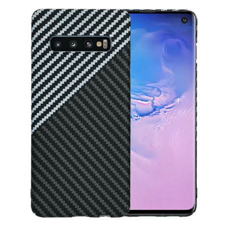 Калъф Techsuit - Carbonite FiberShell - Samsung Galaxy S10 - Stealth Gray