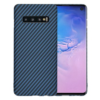 Калъф Techsuit - Carbonite FiberShell - Samsung Galaxy S10 - Cyan