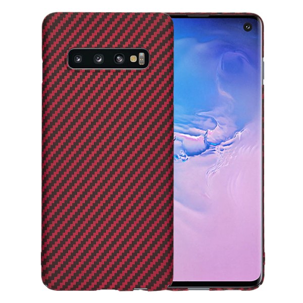 Калъф Techsuit - Carbonite FiberShell - Samsung Galaxy S10 - Red