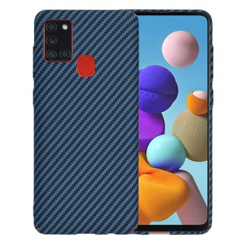 Калъф Techsuit - Carbonite FiberShell - Samsung Galaxy A21s - Cyan