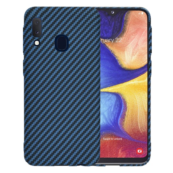 Калъф Techsuit - Carbonite FiberShell - Samsung Galaxy A20e - Cyan