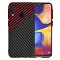 Калъф Techsuit - Carbonite FiberShell - Samsung Galaxy A20e - Red Vortex