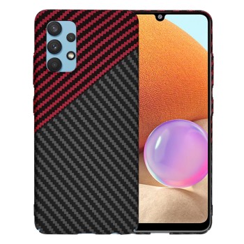 Калъф Techsuit - Carbonite FiberShell - Samsung Galaxy A32 4G - Red Vortex