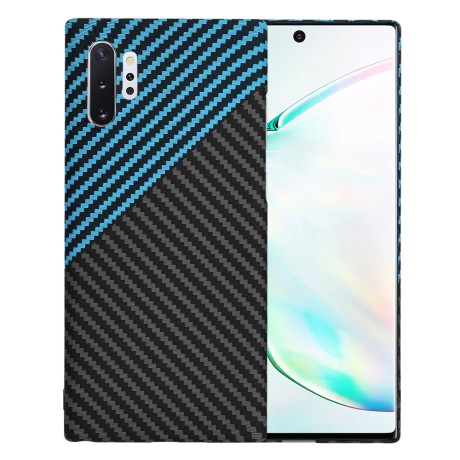 Калъф Techsuit - Carbonite FiberShell - Samsung Galaxy Note 10 Plus 4G / Note 10 Plus 5G - Blue Pulse