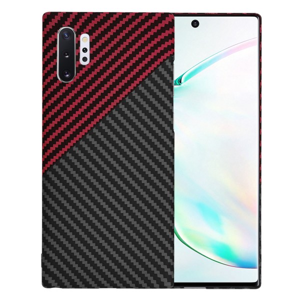 Калъф Techsuit - Carbonite FiberShell - Samsung Galaxy Note 10 Plus 4G / Note 10 Plus 5G - Red Vortex