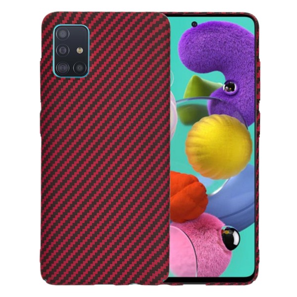 Калъф Techsuit - Carbonite FiberShell - Samsung Galaxy A51 4G - Red