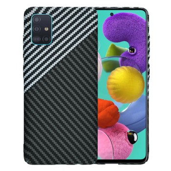 Калъф Techsuit - Carbonite FiberShell - Samsung Galaxy A51 4G - Stealth Gray