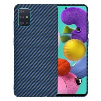 Калъф Techsuit - Carbonite FiberShell - Samsung Galaxy A51 4G - Cyan