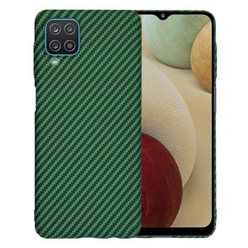 Калъф Techsuit - Carbonite FiberShell - Samsung Galaxy A12 / A12 Nacho / M12 / F12 - Green