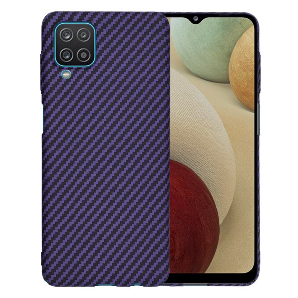 КалъфTechsuit - Carbonite FiberShell - Samsung Galaxy A12 / A12 Nacho / M12 / F12 - Purple