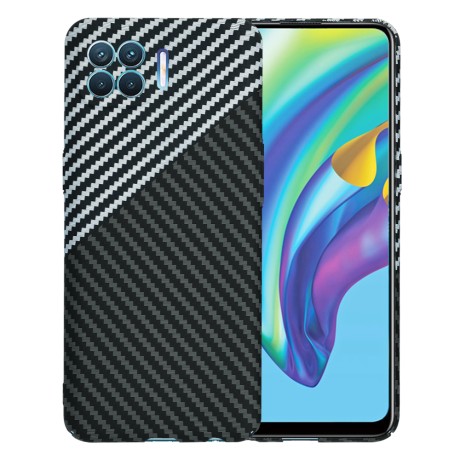 Калъф Techsuit - Carbonite FiberShell - Oppo Reno4 Lite - Stealth Gray