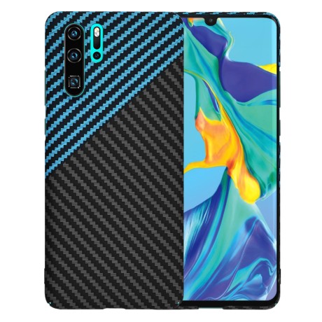 Калъф Techsuit - Carbonite FiberShell - Huawei P30 Pro / P30 Pro New Edition - Blue Pulse