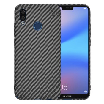 Калъф Techsuit - Carbonite FiberShell - Huawei P20 Lite - Black