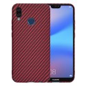 Калъф Techsuit - Carbonite FiberShell - Huawei P20 Lite - Red