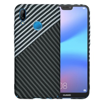 Калъф Techsuit - Carbonite FiberShell - Huawei P20 Lite - Stealth Gray