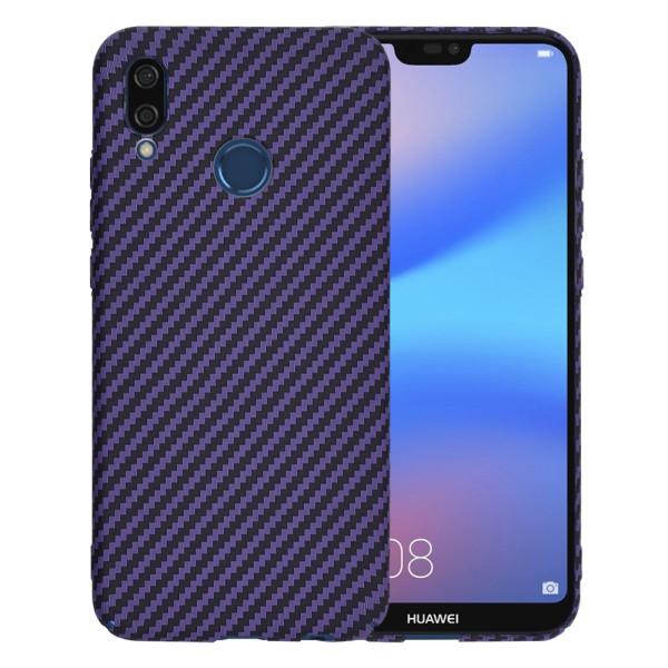 Калъф Techsuit - Carbonite FiberShell - Huawei P20 Lite - Purple