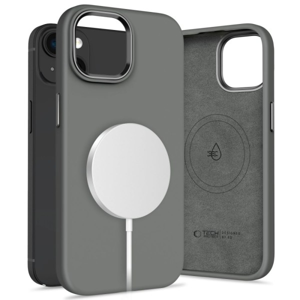 Калъф Tech-protect Silicone Pure Magsafe - iPhone 14, Clay